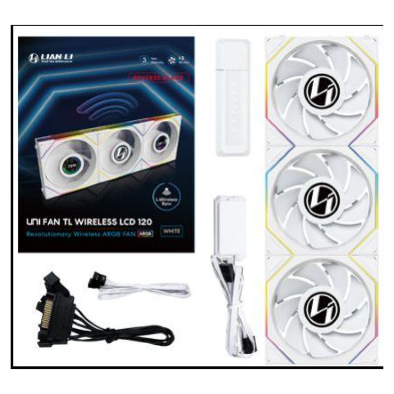 Lian Li CASE FAN 120MM WRL 3PCS/G99.12RTLLCD1W3W.00 LIAN LI
