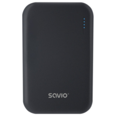 Savio Enerģijas krātuve SAVIO Power Bank 10000mAh 10W PD Black