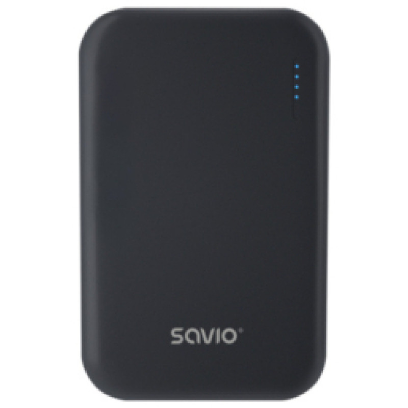 Savio Enerģijas krātuve SAVIO Power Bank 10000mAh 10W PD Black