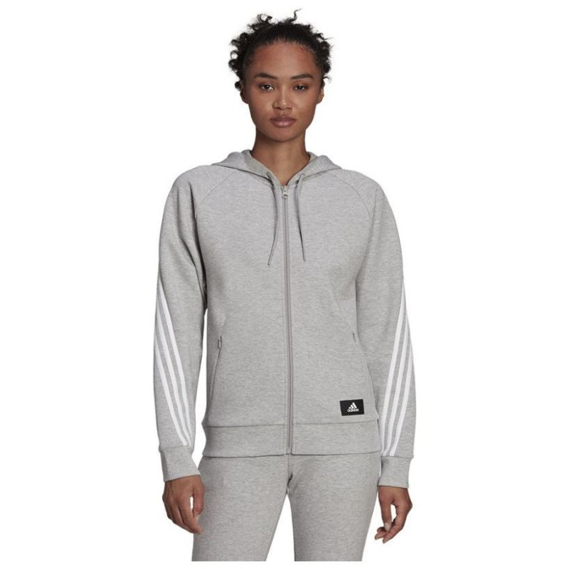 Adidas FI 3 Stripes Full-Zip Reg W H57289 sweatshirt (XS)