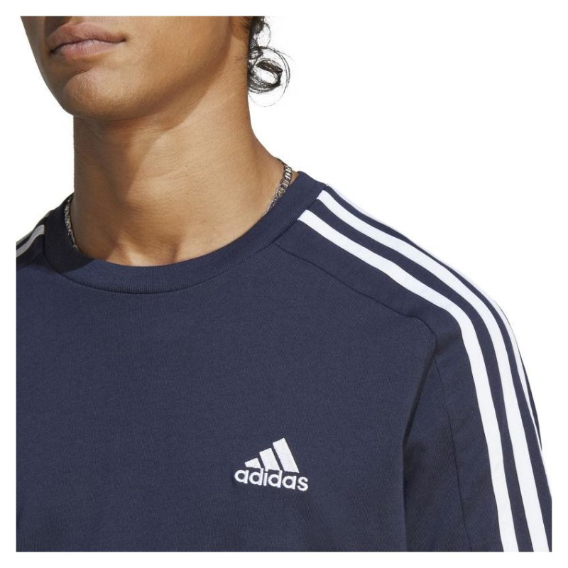 Adidas Essentials Single Jersey 3-Stripes Tee M IC9335 (L)