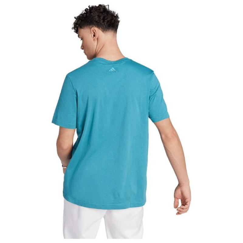 Adidas Essentials Single Jersey Linear Embroidered Logo Tee M IJ8655 (S)