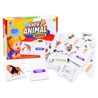 Jokomisiada Puzle-dzīvnieki angļu valodā ZA3863