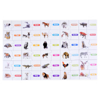 Jokomisiada Puzle-dzīvnieki angļu valodā ZA3863