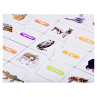 Jokomisiada Puzle-dzīvnieki angļu valodā ZA3863