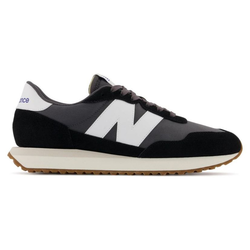 New Balance Men's Sneakers Suede Leather Black (MS237GA) (41.5)