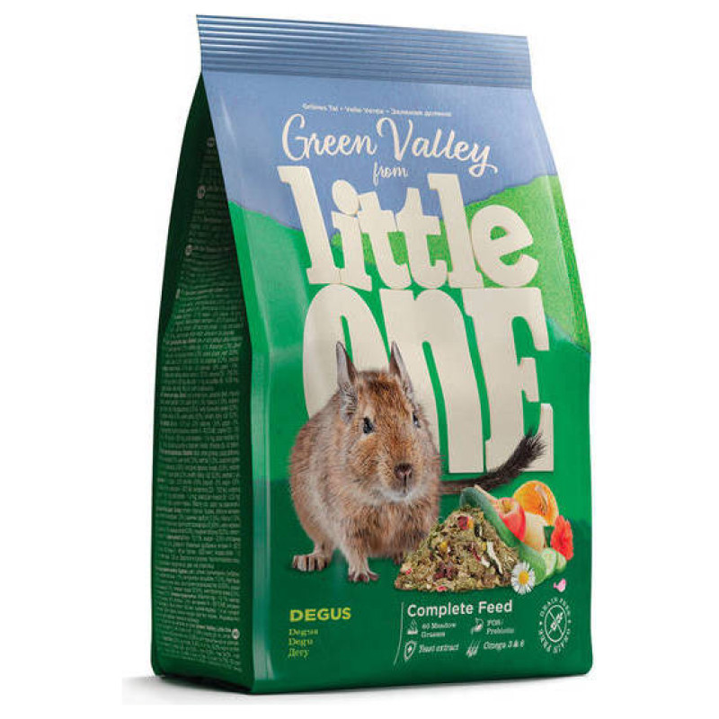 Mealberry Little One "Green valley" Food for degus 750 g - barība degu