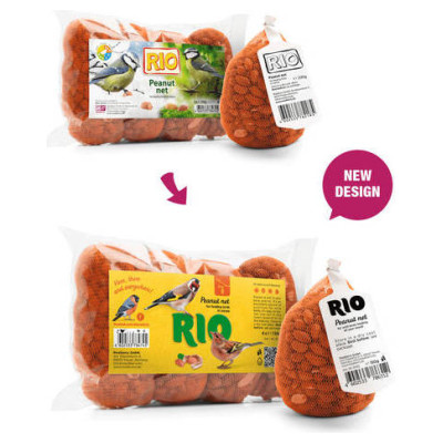 Mealberry RIO Peanut net 150 g - zemesriekstu tīkls putnu baro&scaron;anai dabā