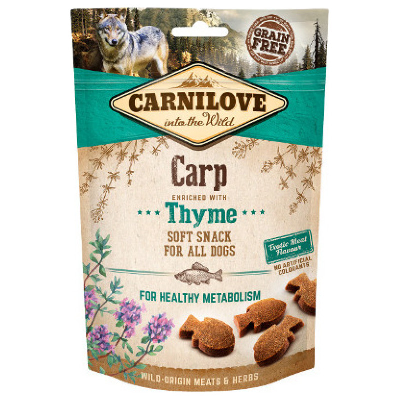 Carnilove Dog snack Carp with Thyme 200 g papildbarība suņiem