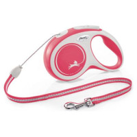 Flexi New Comfort S trose 8 m, red - pavada suņiem
