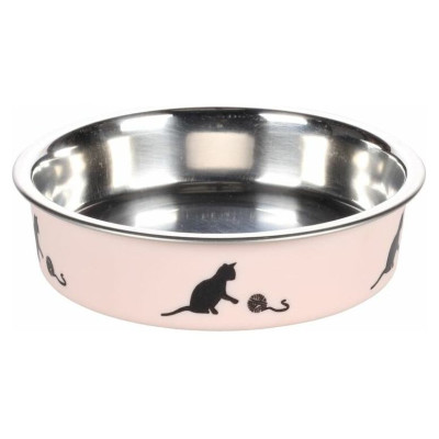 Flamingo metāla bļoda kaķiem BELLA rozā  11,5cm 160 ml