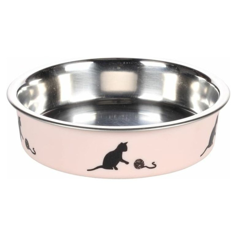Flamingo metāla bļoda kaķiem BELLA rozā  11,5cm 160 ml