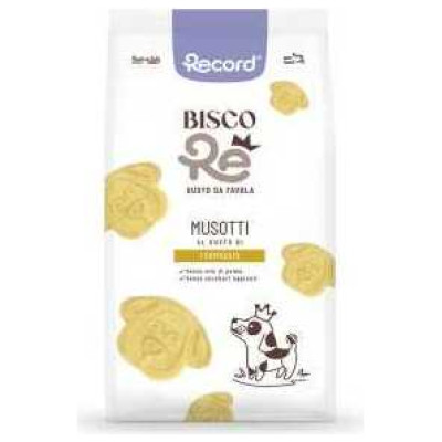 Record BiscoRe Musotti dog biscuits 400 g - papildbarība suņiem