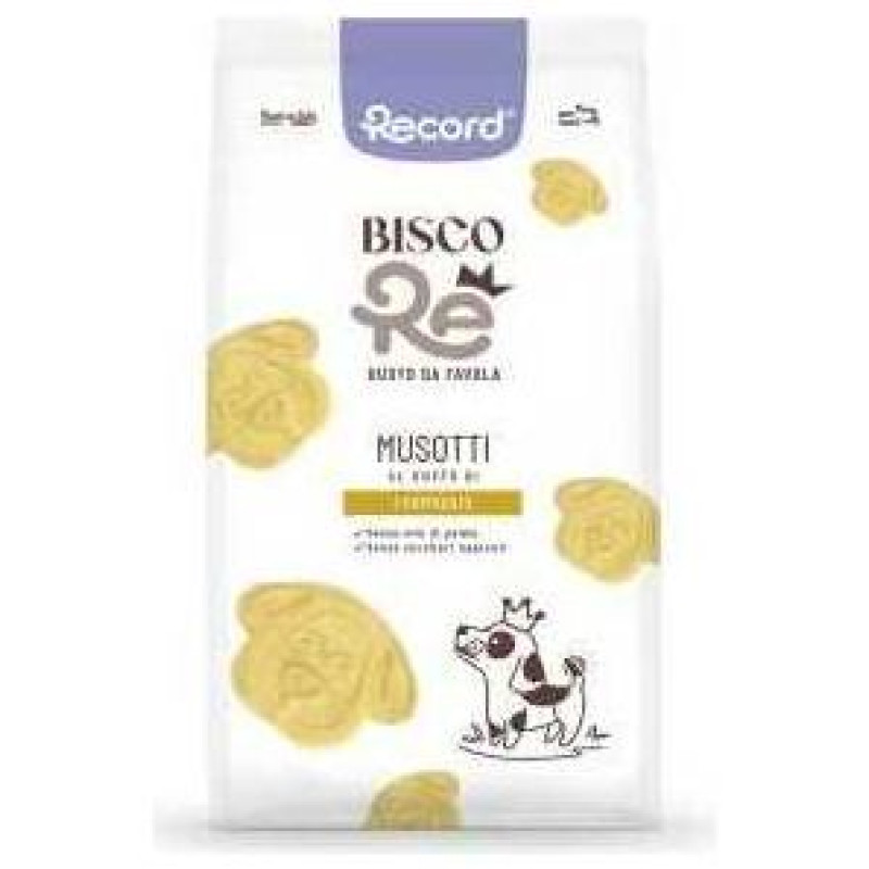 Record BiscoRe Musotti dog biscuits 400 g - papildbarība suņiem