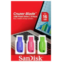 Sandisk MEMORY DRIVE FLASH USB2 16GB/3PCS SDCZ50C-016G-B46T SANDISK