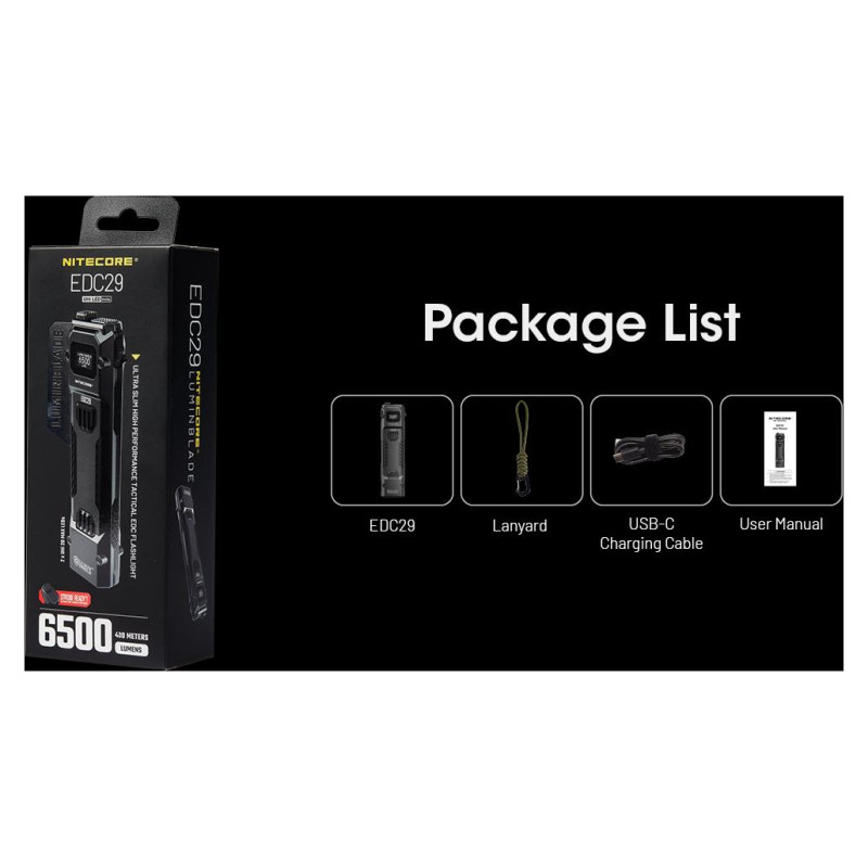 Nitecore FLASHLIGHT EDC SERIES/EDC29 NITECORE