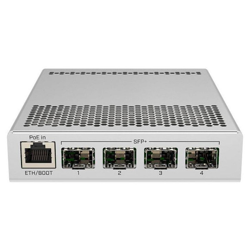 Mikrotik Switch|MIKROTIK|1x10Base-T / 100Base-TX / 1000Base-T|4xSFP+|PoE ports 1|CRS305-1G-4S+IN