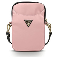 Guess Handbag GUPBNTMLLP pink/pink Nylon Triangle Logo