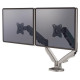 Fellowes MONITOR ACC ARM DUAL EPPA/SILVER 9683301 FELLOWES