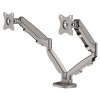 Fellowes MONITOR ACC ARM DUAL EPPA/SILVER 9683301 FELLOWES