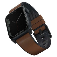 Uniq Straden Leather Hybrid Strap for Apple Watch 1/2/3/4/5/6/7/8/SE/SE2/Ultra 42/44/45/49mm - brown