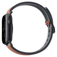 Uniq Straden Leather Hybrid Strap for Apple Watch 1/2/3/4/5/6/7/8/SE/SE2/Ultra 42/44/45/49mm - brown