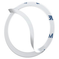 Baseus Halo Series magnetic ring (2 pcs/package) silver (PCCH000012)