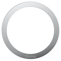 Baseus Halo Series magnetic ring (2 pcs/package) silver (PCCH000012)