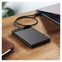 Ugreen adapter enclosure for SATA 2.5'' 6TB drive USB-C 3.0 black (US221)