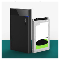 Ugreen adapter enclosure for SATA 2.5'' 6TB drive USB-C 3.0 black (US221)