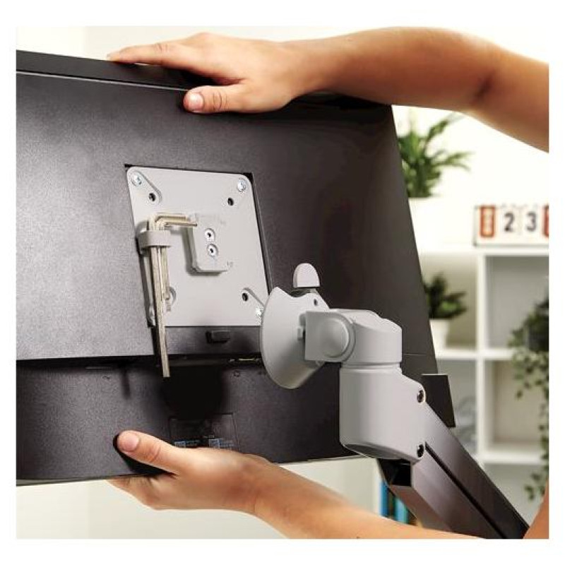 Fellowes MONITOR ACC ARM TALLO MODULAR/2MS SILVER 8614001 FELLOWES