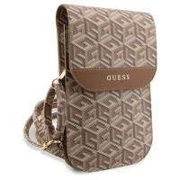 Guess Handbag GUWBHGCFSEW brown/brown GCube Stripe