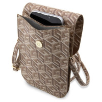 Guess Handbag GUWBHGCFSEW brown/brown GCube Stripe