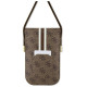 Guess GUOWBP4RPSW handbag - brown 4G Stripes