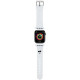 Karl Lagerfeld 3D Rubber Choupette Head Strap for Apple Watch 42/44/45/49mm - White