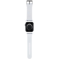 Karl Lagerfeld 3D Rubber Choupette Head Strap for Apple Watch 42/44/45/49mm - White