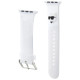 Karl Lagerfeld 3D Rubber Choupette Head Strap for Apple Watch 42/44/45/49mm - White