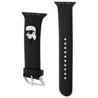 Karl Lagerfeld 3D Rubber Karl Head strap for Apple Watch 42/44/45/49mm - black