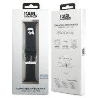 Karl Lagerfeld 3D Rubber Karl Head strap for Apple Watch 42/44/45/49mm - black