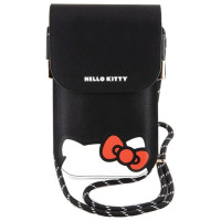 Hello Kitty Leather Hiding Kitty Cord bag - black