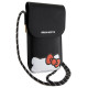 Hello Kitty Leather Hiding Kitty Cord bag - black
