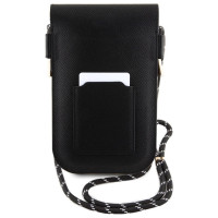 Hello Kitty Leather Hiding Kitty Cord bag - black