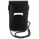 Hello Kitty Leather Hiding Kitty Cord bag - black