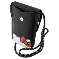 Hello Kitty Leather Hiding Kitty Cord bag - black