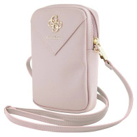 Guess Zip Triangle 4G bag - pink