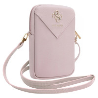 Guess Zip Triangle 4G bag - pink
