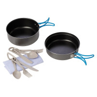 Meva Tourist tableware and cutlery SET for 2 people.