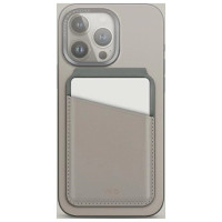 Uniq Lyden DS magnetic RFID wallet with phone stand - beige and green