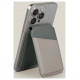 Uniq Lyden DS magnetic RFID wallet with phone stand - beige and green