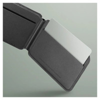 Uniq Lyden DS magnetic RFID wallet with phone stand - beige and green